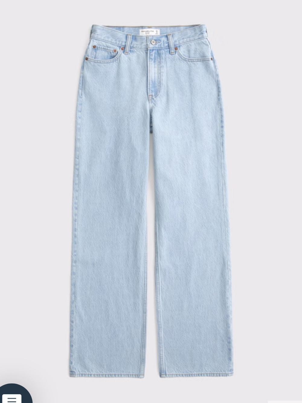 Abercrombie and Fitch the high rise loose jean
